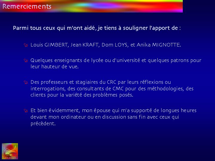 Remerciements